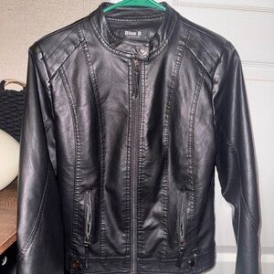 Women’s Black Leather Jacket